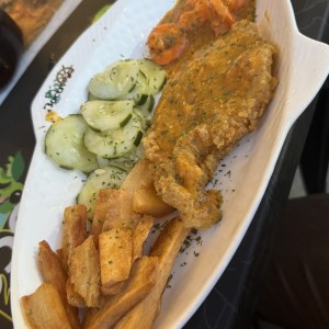 Filete y camarones