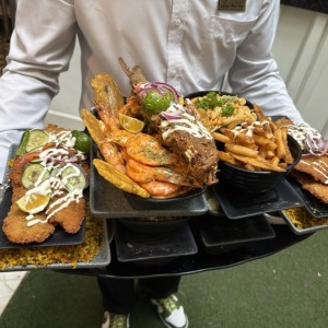 Bandeja para 3 personas