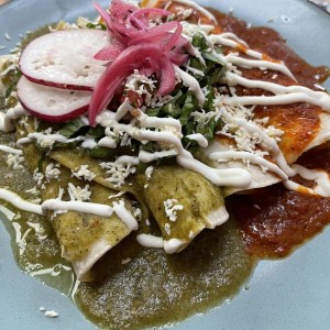 Enchiladas ahogadas