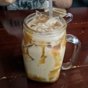 Ice caramel coffee