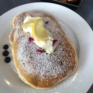 Blueberry Lemon and Ricotta Pancakes