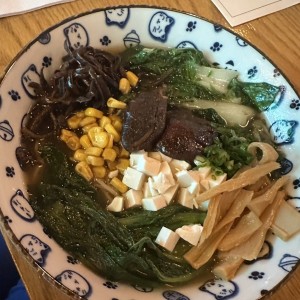 Ramen Vegetariano no tiene udon