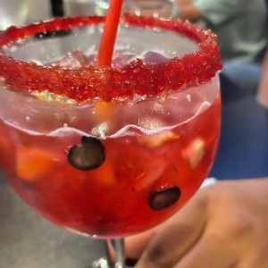 Gin de frutos rojos