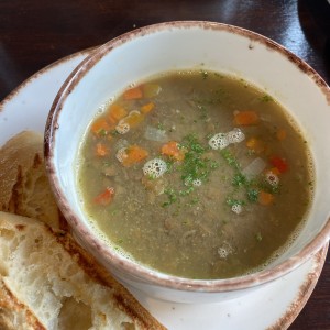 Sopa de lentejas