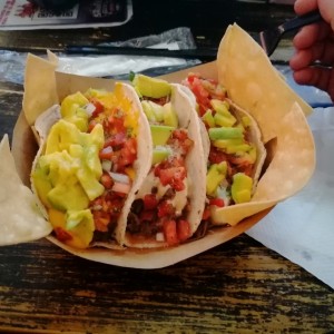 Taco sampler.
