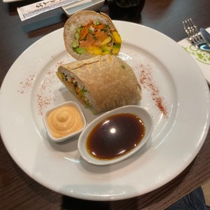 Wrap de salmon