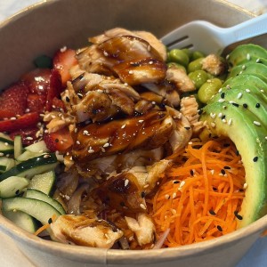 Grilled salmón poke (entre 320 g y 350 g)