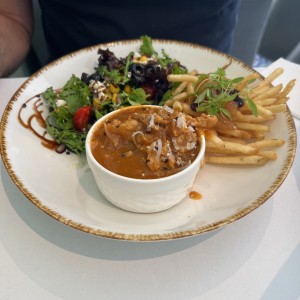 Pollo con curry