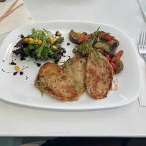 Pollo a la planche