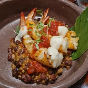 langostinos al grill