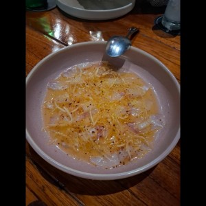 Tiradito de Pargo