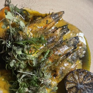 Langostinos a la Parrilla