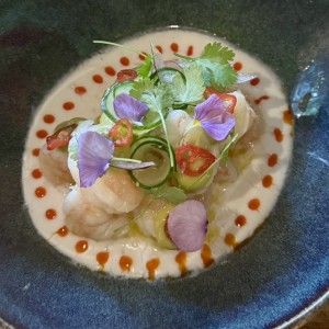 Salpicon de camarones