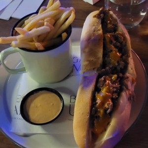 Philly cheesesteaks