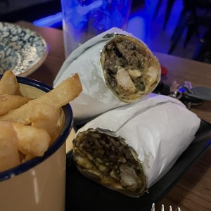 Chicken burrito