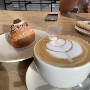 Capuccino de chocolate blanco