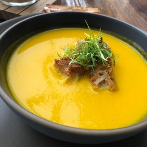 Sopa Zanahoria y Jengibre con coco
