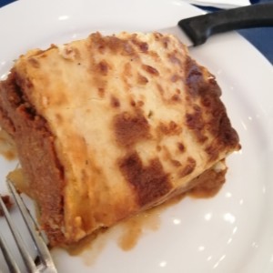 Moussaka de carne y berenjena