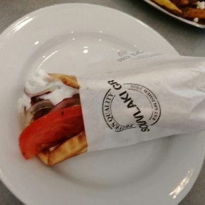 Souvlaki de cerdo