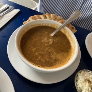 Sop de lentejas