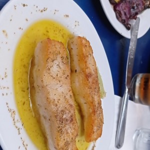 corvina a la plancha