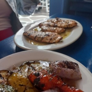 pollo con vegetales