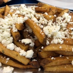 Papas con queso