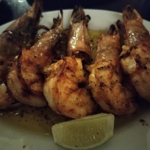 Langostinos a la parrilla