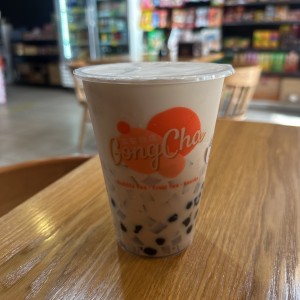 Bubble tea con tapioca y jelly de coco