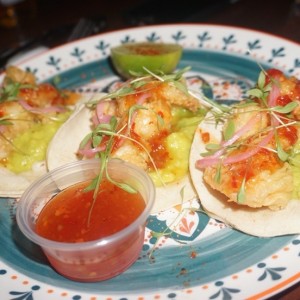 SHRIMP TACOS