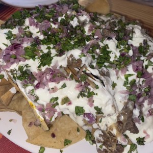 Nachos - Nachos con carne