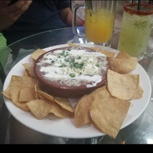 Frijoles refritos para compartir