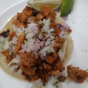 tacos chorizo