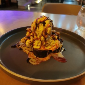 Brownie con Helado