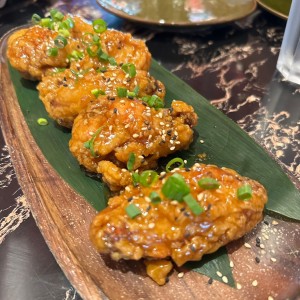 Alitas de Pollo Estilo Coreano