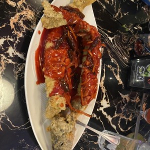 Pescado de Racimo de Uvas en Salsa Agridulce