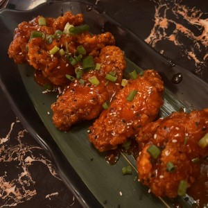 Alitas de Pollo Estilo Coreano