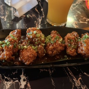 Alitas de Pollo Estilo Coreano