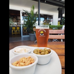 Riquísima picada frío con una IPA, la ¡mejor! 