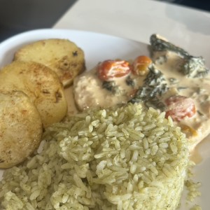 Pollo a la toscana