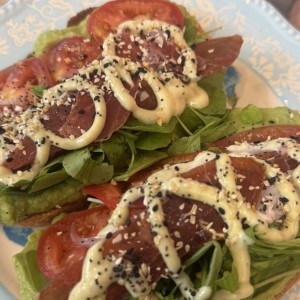 Avocado Toast - Avocado Parmesano