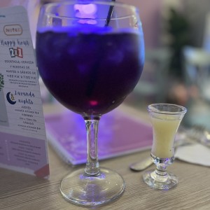 Lavander moscow mule
