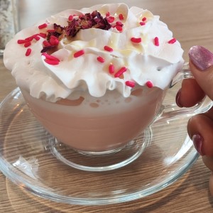 Latte de rosas