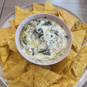Dip de Espinaca y alcachofas