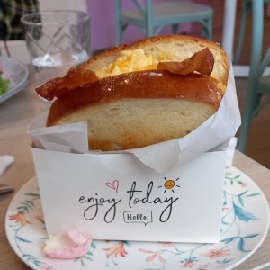 tostie bacon