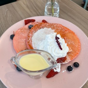 pan cake de rosas