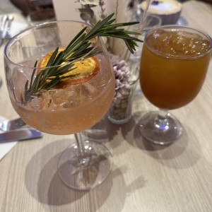 Garden Spritz & Limonada con Raspadura