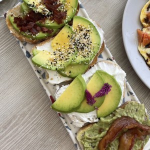 Tostadas con Bacon