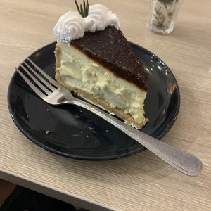 cheesecake de queso de cabra