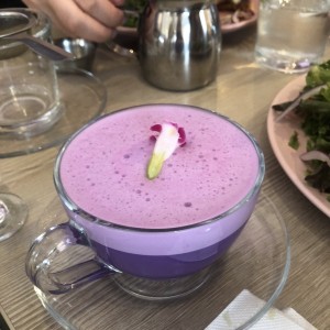 Latte de miel y lavanda